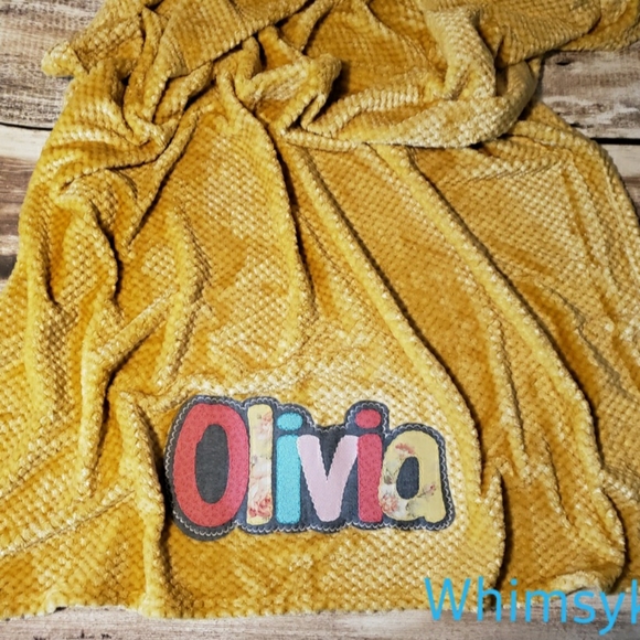 WhimsyKids Other - Personalized Custom Name Blanket Throw Great Gift
